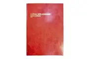 Collins Account Book 3880, A4, 84 Leaf, Hard Cover, Feint Page, Red, Each