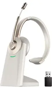 Hoyzzem Bluetooth Headset, Wireless Headphones with Microphone Noise Canceling