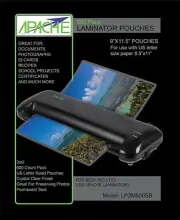 Apache Laminating Pouches, Letter Size, 600 Pack, 3 mil