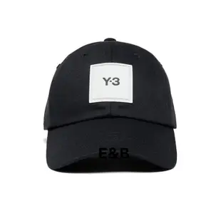 【E&B】Adidas Y-3 Square Label Logo Cap 黑 帽子
