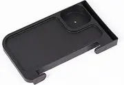 CWOQOCW Clip On Side Table Cup Lounger Tray Fit For Sun Loungers, Camping Chairs, Fishing Chairs, Foldable Outdoor Garden Fishing Beach Storage Tidy Aluminum Alloy Chair