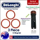 Delonghi Automatic Coffee Machine Infuser and Group Piston Oring Set of 3