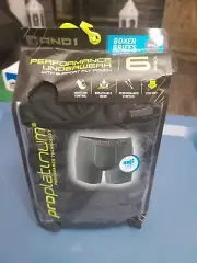 AND1 Boxer Briefs Performance Underwear With Support Fly Pouch Size 3 XL