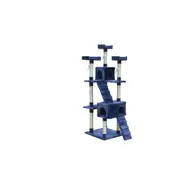 YES4PETS 180 cm Cat Scratching Post Tree W ladder-Blue
