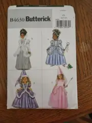 Butterick Pattern 4630 Princess Costume - Sz 6-8