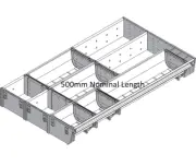 Blum Orga-Line Drawer Dividing System cabinet width 450-599mm