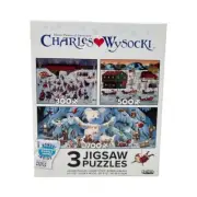 NEW Charles Wysocki 3 in 1 Buffalo Games 300 500 700 Pc Jigsaw Puzzles