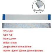 35Pin 0.5mm FFC FPC Flexible Flat Cable AWM VW-1 20624 80C 60V Type A B