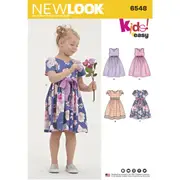 New Look Sewing Pattern 6548 N6548 Child's Party Dress