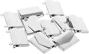 [KONTONTY] Titanium Steel Photo Frame Pendant Necklace Locket Charm Accessory Set