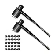 2 Box/24pcs-7 Star Needle & Dermal Hammer, Needle, Dermal Needle Hammer