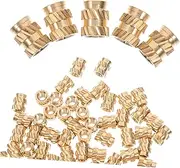 CHILDWEET 100pcs Threaded Inserts Female Thread Heat Set Nuts for Automotive Home Repair