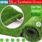 Primeturf Artificial Grass Synthetic Turf Fake Lawn 2m x 5m Plastic Plant 30mm