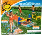 Aqua Blast Obstacle Course, Ultimate Backyard Challenge, Refreshing Built-In Spr