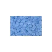 15/0 TOHO ROUND Transparent Frosted Light Sapphire Seed Bead (8g)
