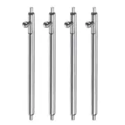 4pcs Quick Release Spring Bar 1.5mm Dia 24mm Width Stainless Steel Watch Pins