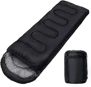 Outdoor Sleeping Bag, Lightweight 4 Season Warm Envelope Backpacking Outdoor Cotton Winter for Camping