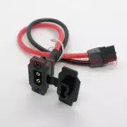 BLACK Amass XT60BE-M Mount Cover Male to XT60 Female 100CM 12AWG Connector Cable