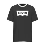 LEVIS 男款 滾邊短袖T恤 經典LOGO 魚子黑 16143-0700