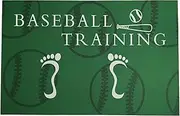 Nuyhadds Baseball Batter Training Mat, Baseball Softball Training Mat - Baseball Non Slip Batting Mat - Softball Batting Pad for Practice