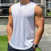 Men's Workout Tank Top Running Tank Top Gym Tank Top Sleeveless Vest / Gilet Casual Athleisure Breathable Quick Dry Soft Gym Workout Running Walking Sportswear