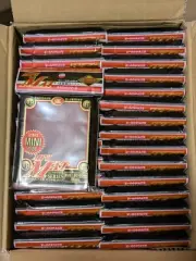 KMC Card Barrier Mini Sleeves Mat Red Case 30 packs of 50 1500Sleeves