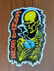 Santa Cruz Kendall Atomic White XL 6" Vinyl Skateboard Sticker Decal Kith Obey