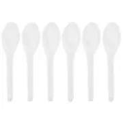 6pcs Asian Soup Spoons Rice Spoon Ramen Spoons Eating Cooking Spoons