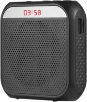 Sound Amplifier Portable Rechargeable Mini Voice Amplifier LED Display with MIC