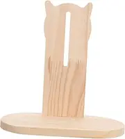 Abaodam Wooden Exercise Wheel Holder for Hamsters Stable Rotating Wheel Bracket Hamster Stand Enhance Activity Boredom Durable Base for Pets