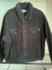A Bathing Ape BOA Corduroy Wide Trucker Jacket