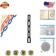 High-Durability 2" x 500' Plastic Safety Chain with SunShield UV Technology