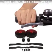 Bicycle Handlebar Tape Non-Slip Bicycle Handlebar Grip Tape Red 1 Pair