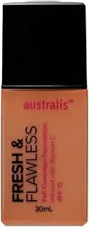 Australis Fresh & Flawless Full Coverage Foundation - Caramel