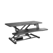 Brateck Electric Sit Stand Desk Converter With Keyboard Tray Deck