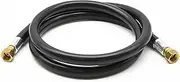 Flame King Thermo Rubber RV Slide Out Hose Assembly, 72 Inch, 3/8 Inch ID, Female to Female - 100159-72