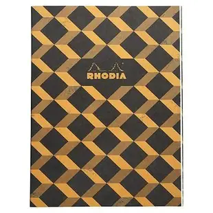 法國RHODIA Heritage 線裝橫線筆記本/ L/ Escher Black/ Lined