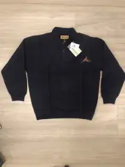 Browning Reverse Fleece Men’s Shirt L, Navy, Pheasant Logo NWT From 2000