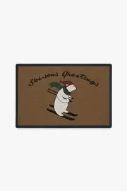 Ski-Sons Greetings Doormat