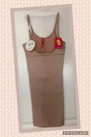 Spanx Open Bust Full Slip Very Nude NWT Small 10178R $88