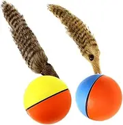 2 Pcs Chaser Ball Electric Ball for Dog Pets Puppy Cat