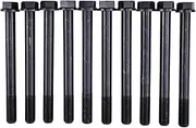 Czomoizc 10Pcs Cylinder Head Bolt 1J700-04560 1J70004560 Compatible with Kubota Engine V2607 Excavator U48-4 U55-4 KX057-4 Loader SSV65 R065 R630CA