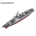 1:1000 3D Metal 052D Destroyer Ship Model Unassembled Kit DIY Boat Model