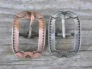 Jeremiah Watt Horse Shoe Salt Lick Cart Buckle Copper Nickel 3/4"
