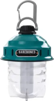 Barebones Living Beacon Hanging Lantern Stamped SteelAcrylic Rubber Construction