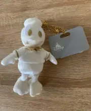Disney Store Japan - White/Gold Donald Duck Plush Bracelet NEW 18cm