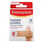 Elastoplast Flexible Fabric Finger Strips 16 Pack