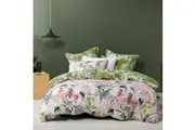 Logan and Mason PARADISO BLUSH Donna Quilt Cover Set- Queen Size