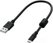 Elecom Ferrite Core MicroUSB Cable 0.2m 2A Fast Charge Connector