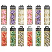 36pc Studio Gift Wrapping 7cm Polka Dot Bow Home Party Decor Assorted Colours